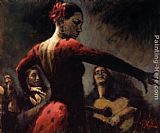 Fabian Perez TABLAO FLAMENCO II painting